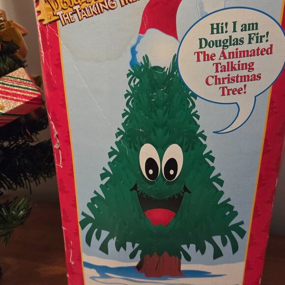 DOUGLAS FIR Talking Singing Christmas Tree Sound/Motion Activated 1996 - Picture 3 of 8